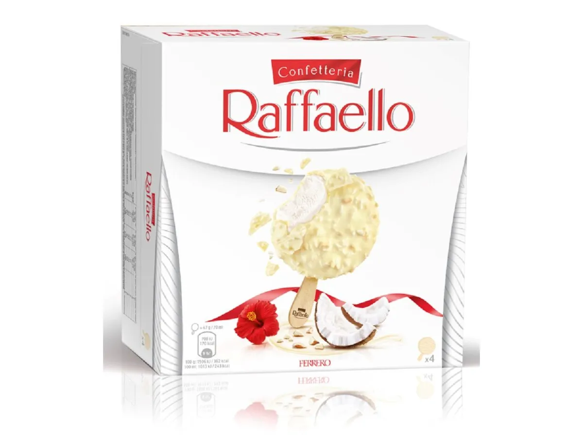 Gelado Raffaello 4 x 47 g
