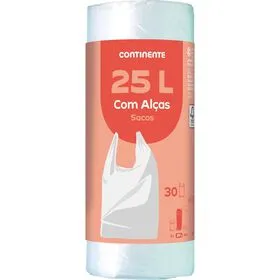 Sacos Lixo com Alças 25 lt Continente