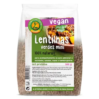 Lentilhas verdes mini Cemporcento