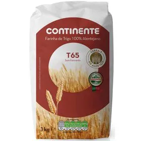 Farinha de Trigo T65 Sem Fermento Continente