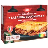 Lasanha bolonhesa, embalagem de 300g