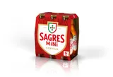 Cerveja Sagres mini 6x25 cl