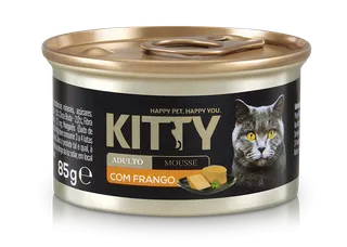 Comida Húmida para Gato Adulto Mousse com Frango Kitty