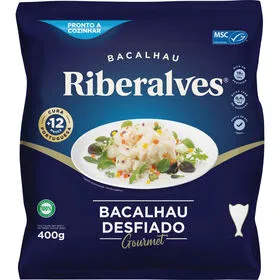 Bacalhau Desfiado 12 Meses de Cura MSC Congelado Riberalves