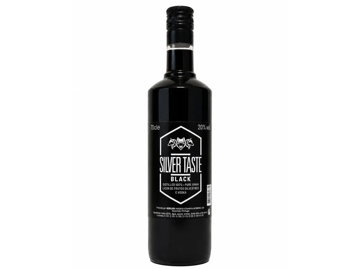 Bebida espirituosa Silver Taste black 70 cl