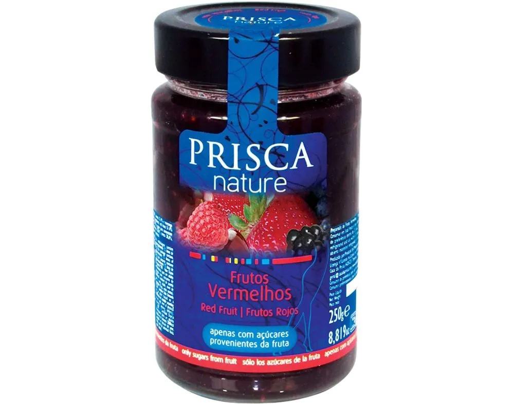 Doce CASA DA Prisca frutos vermelhos sem adição açúcar 250 g
