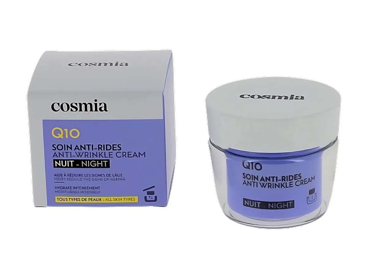 Creme de rosto antirrugas Cosmia q10 noite 50 ml