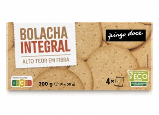 Bolachas Integrais Pack 4 Pingo Doce