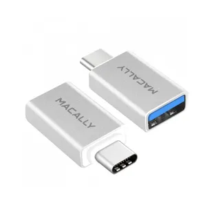 ADAPTADOR MACALLY USB-C - USB A (2X)
