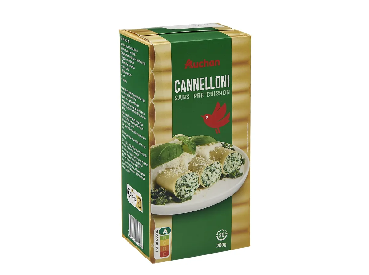 Massa cannelloni Auchan 250 g