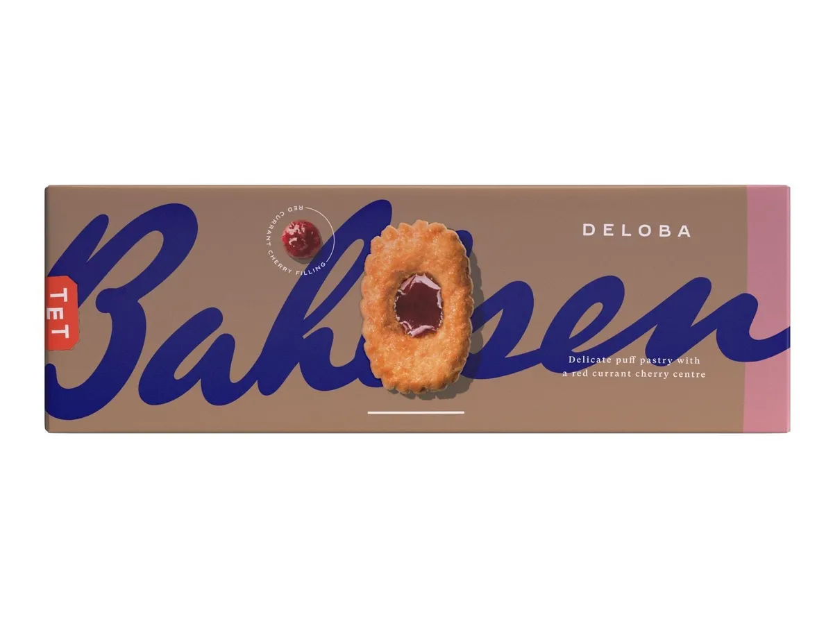 Bolacha Bahlsen recheada groselha deloba 100 g