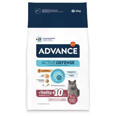 Advance Sterilized Senior +10 frango 10 kg