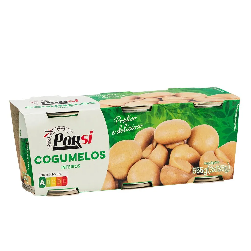 Cogumelos Inteiros 3x185g