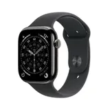 Apple Watch Series 11 GPS + Cellular 42mm Titânio Ardósia c/ Bracelete Desportiva Preta - S/M