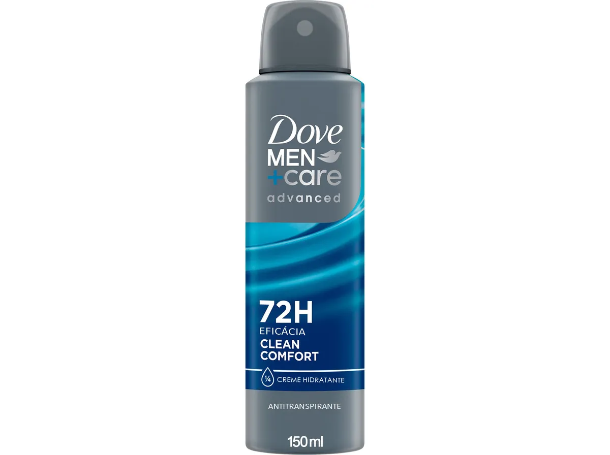 Desodorizante spray DOVE MEN clean comfort 72h 150 ml