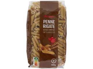Massa penne rigate Auchan integral 500 g