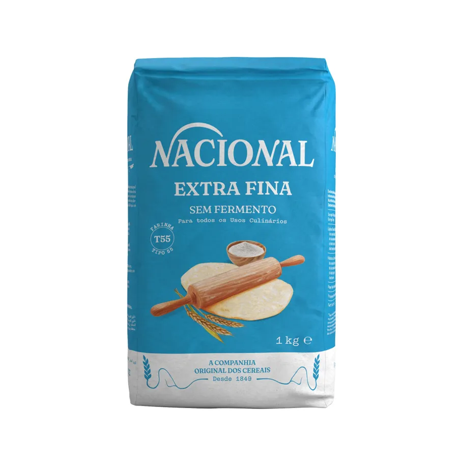 Farinha de Trigo Extra Fina Tipo 55 sem Fermento