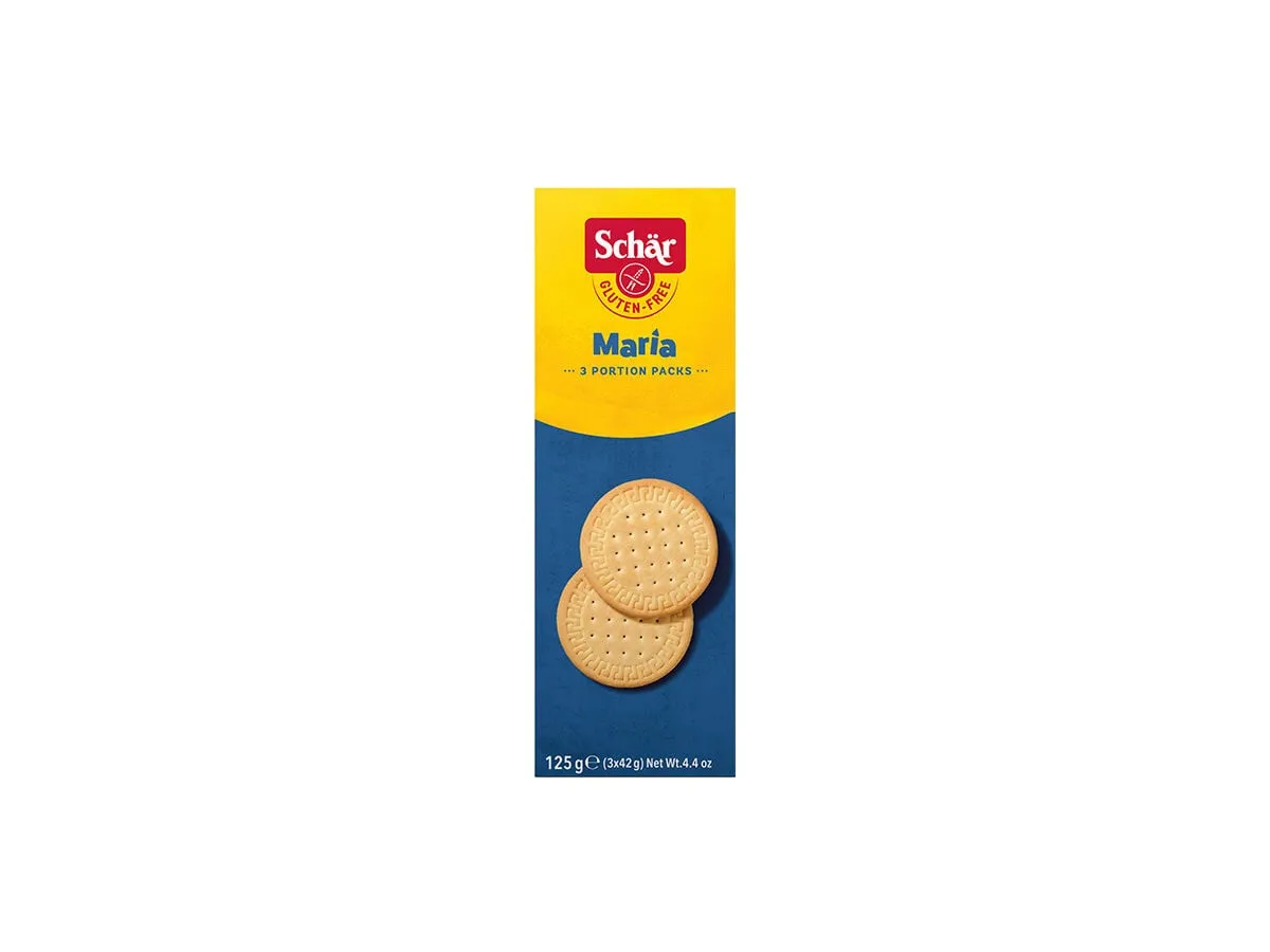 Bolacha maria Schar sem gluten 125 g