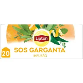 Infusão SOS Garganta Saquetas Lipton