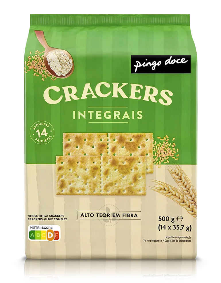 Bolachas Crackers Integrais