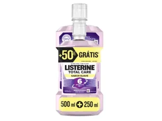 Elixir Listerine total care suave 500 + 250 ml
