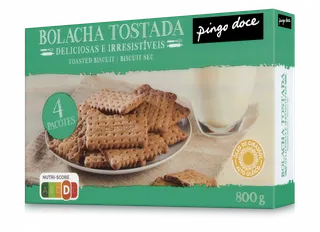 Bolachas Tostadas Pack 4 Pingo Doce