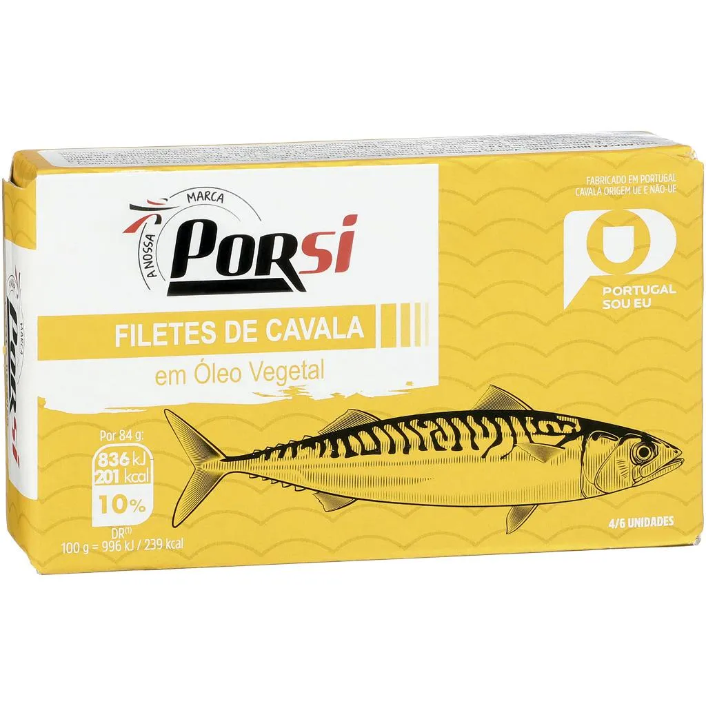 Filetes de Cavala em Óleo 120g