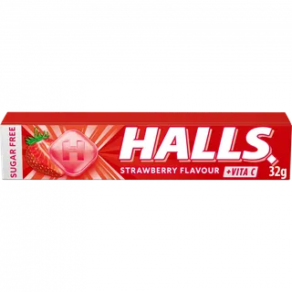 Rebuçados Halls Morango sem Açúcar
