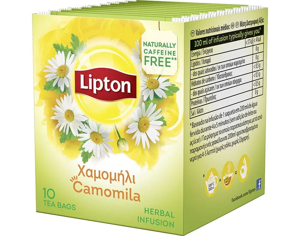 Infusão Lipton camomila 10 saquetas