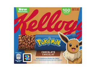 Barras cereais Kellogg's pokemon chocolate 100 g