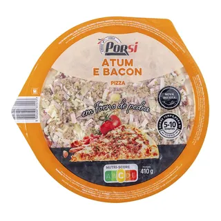 Pizza Atum e Bacon 410g PorSi