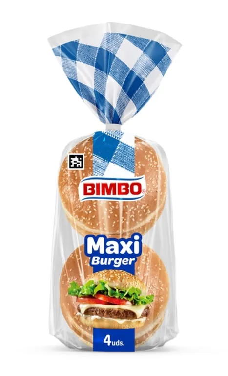 Maxi burguer Bimbo 4 unidades 300 g