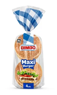 Maxi burguer Bimbo 4 unidades 300 g
