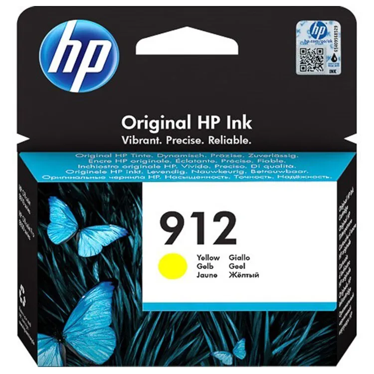TINTEIRO HP 912 AMARELO 3YL79AE