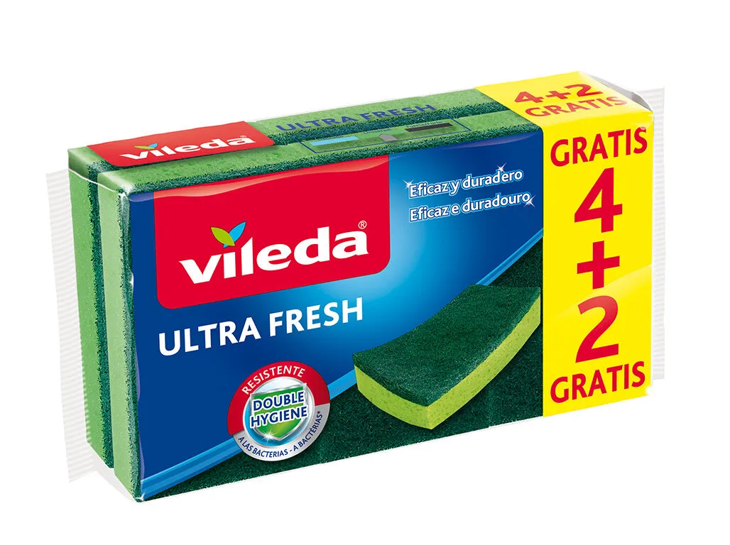 Esfregão Vileda ultra fresh 4+2 un
