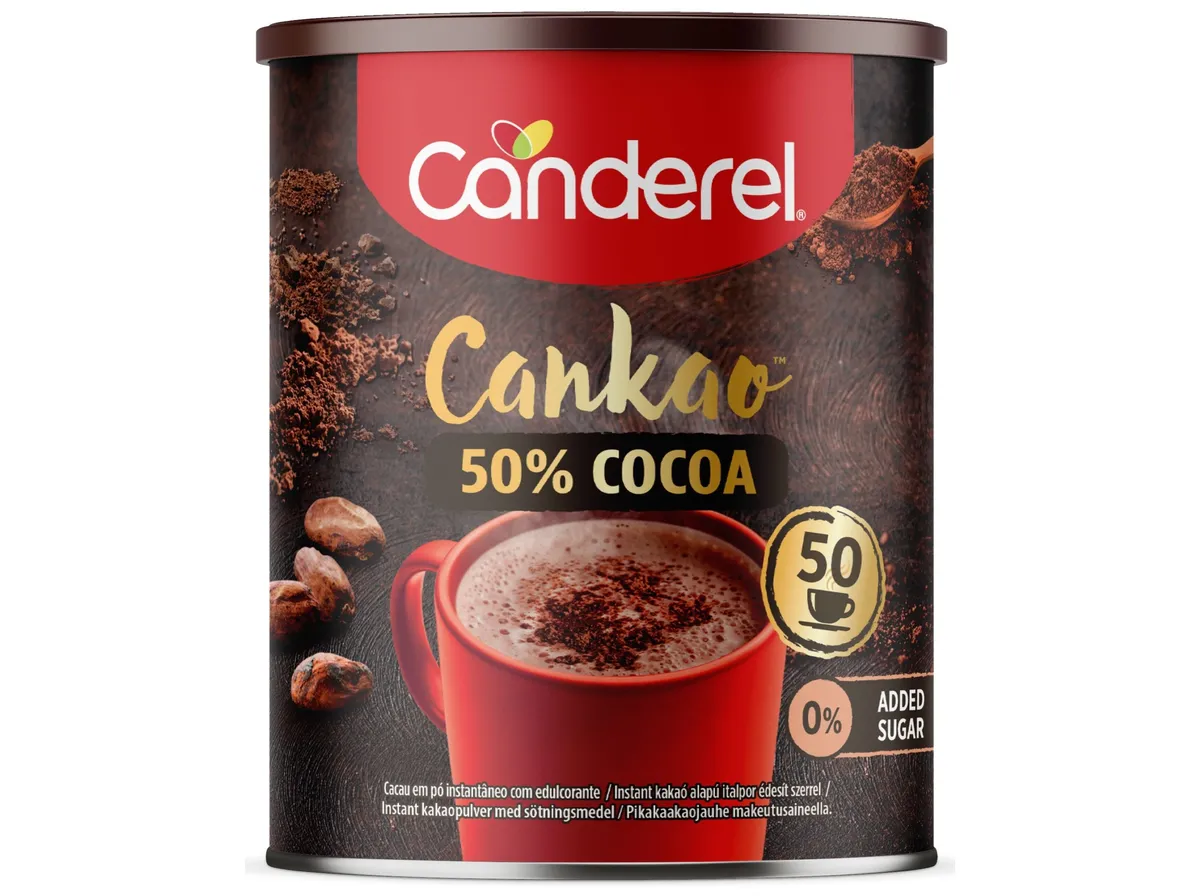 Achocolatado Canderel com -50% açúcar 250 g