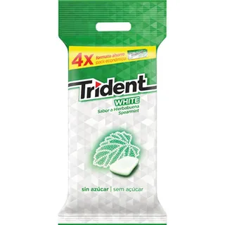 Pastilhas Elásticas White Spearmint, emb. 56 gr Trident