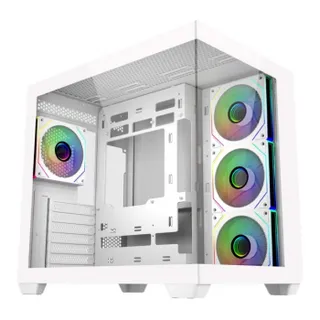 Caixa ATX Cooler Master Elite 681 Vidro Temperado Branca