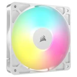 Ventoinha 120mm Corsair 2100RPM RS120 ARGB 4 Pinos PWM Branca (Single Pack)