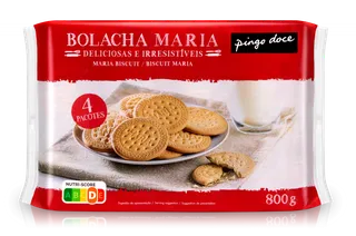 Bolacha Maria Pack 4 Pingo Doce