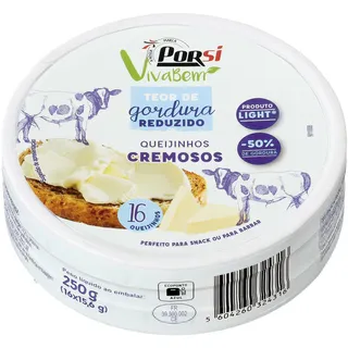Queijo Fundido Light X16 250g Porsi Vivabem
