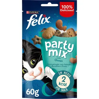 Snack para Gato Party Mix Ocean Purina Felix