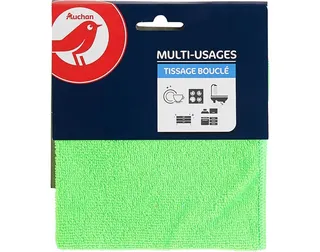 Pano Auchan microfibras multiusos 1un