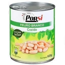 Feijao Branco Cozido 820g