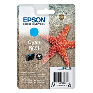 TINTEIRO EPSON 603 CIANO C13T03U2
