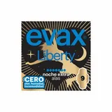 Pensos Higiénicos Liberty Noite Extra Abas Evax 9un