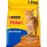 Ração para Gato Adulto Esterilizado Peru e Legumes, emb. 1,5 kg