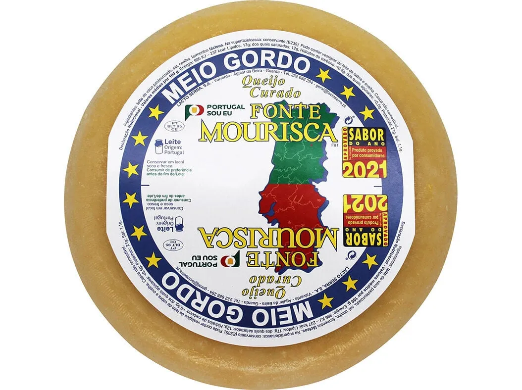 Queijo Fonte Mourisca meio gordo kg