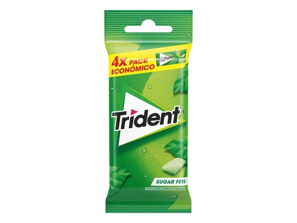 Pastilhas Trident elásticas fresh spearmint 56 g