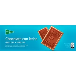 Bolachas Cobertas com Chocolate de Leite embalagem 150 g - El Corte Inglés